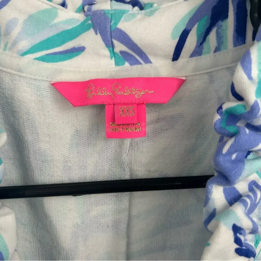 Lilly Pulitzer Tisbury Shift Dress Resort White Flock Together‎ Size XXS Preppy